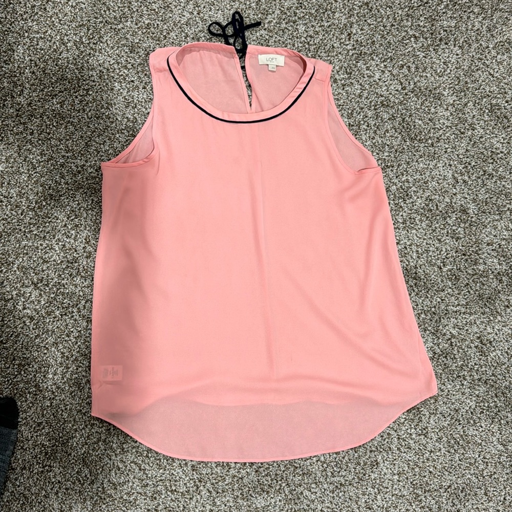 Loft Sleeveless Blouse Size large